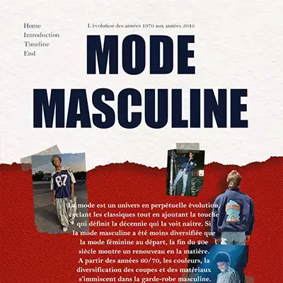 Mode Masculine Web Design